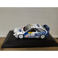 FORD ESCORT WRC 1998 RALLY MONTE CARLO KANKKUNEN 1:43 ALTAYA IXO BOX NO ORIGINAL