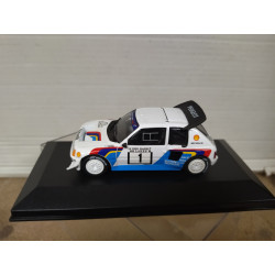 PEUGEOT 205 T16 EVO 1986 RALLY 1000 LAKES SALONEN 1:43 ALTAYA IXO BOX NO ORIGINAL