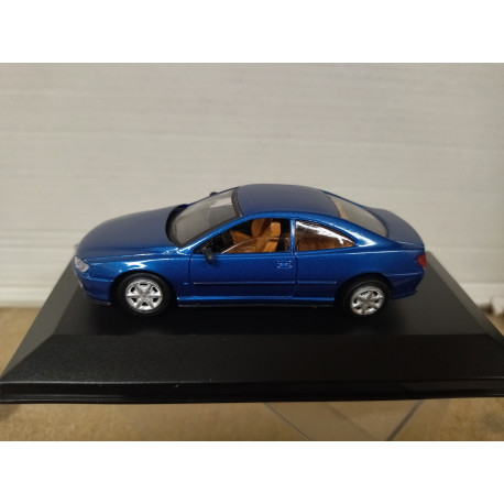 PEUGEOT 406 1998 COUPE BLUE 1:43 SOLIDO 1560 BOX NO ORIGINAL