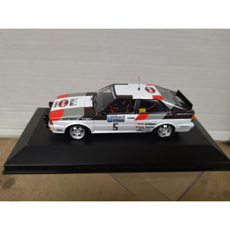 AUDI QUATTRO 1981 RALLY RAC MIKKOLA 1:43  DEFECT/NO RETRO BOX NO ORIGINAL