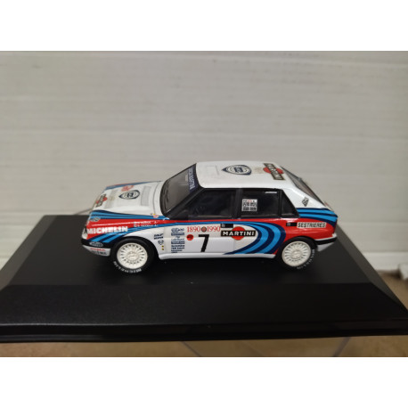 LANCIA DELTA 1990 INTEGRALE RALLY MONTE CARLO AURIOL 1:43 ALTAYA IXO BOX NO ORIGINAL