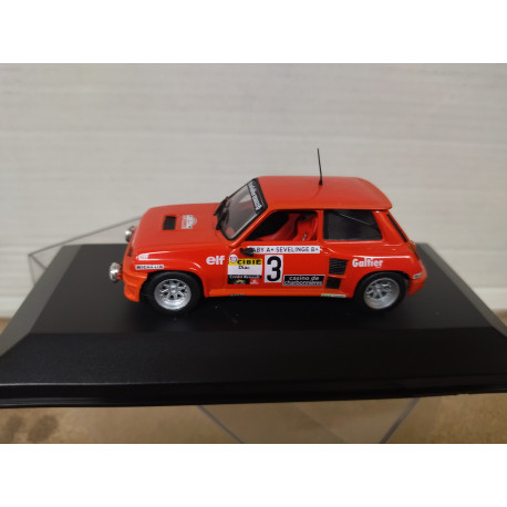 RENAULT 5 TURBO 1981 RALLY LYON-CHARBONNIERES SABY 1:43 ALTAYA IXO BOX NO ORIGINAL