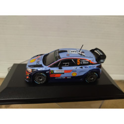 HYUNDAI i20 WRC 2018 RALLY ITALIA SARDEGNA NEUVILLE 1:43 ALTAYA IXO BOX NO ORIGINAL