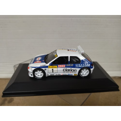 PEUGEOT 306 MAXI 1996 RALLY MONTE CARLO DELECOUR 1:43 ALTAYA IXO BOX NO ORIGINAL