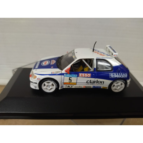 PEUGEOT 306 MAXI 1998 RALLY MONTE CARLO PANIZZI 1:43 ALTAYA IXO BOX NO ORIGINAL