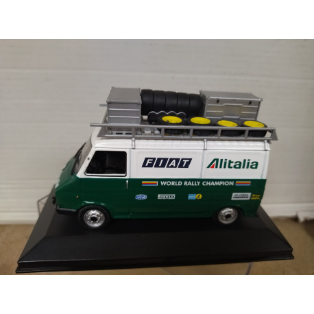 FIAT 242 E PHASE 1 1978-79  ASSISTANCE RALLY 1:43 DEFECT/NO RETRO BOX NO ORIGINAL