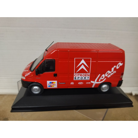 CITROEN JUMPER 2001 ASSISTANCE RALLY 1:43 ALTAYA IXO BOX NO ORIGINAL