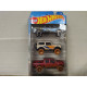 PACK 5 CARS REMOTE ADVENTURES 1:64 HOT WHEELS
