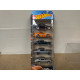 PACK 5 CARS FAST & FURIOUS 1:64 HOT WHEELS