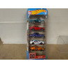 PACK 5 CARS NISSAN 1:64 HOT WHEELS