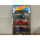 PACK 5 CARS NISSAN 1:64 HOT WHEELS