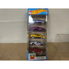 PACK 5 CARS HW MOTOR SHOW 1:64 HOT WHEELS