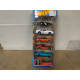 PACK 5 CARS FORD MUSTANG 1:64 HOT WHEELS