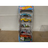 PACK 5 CARS HW RETRO RACERS 1:64 HOT WHEELS