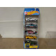 PACK 5 CARS HW CAR MEET 1:64 HOT WHEELS