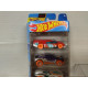 PACK 5 CARS HW TRACK BUILDER 1:64 HOT WHEELS