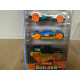 PACK 5 CARS HW TRACK BUILDER 1:64 HOT WHEELS