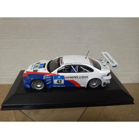 BMW E46 M3 GTR 2004 24 H NURBURGRING 1:43 ALTAYA IXO BOX NO ORIGINAL