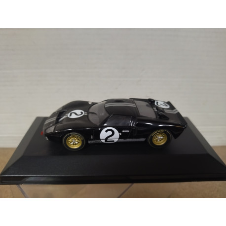 FORD GT40 1966 MK.II WIN 24 H LE MANS 1:43 ALTAYA IXO BOX NO ORIGINAL