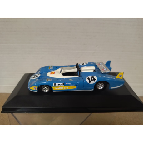 MATRA MS670 B 1973 24 H LE MANS CEVERT-GANLEY 1:43 SOLIDO BOX NO ORIGINAL