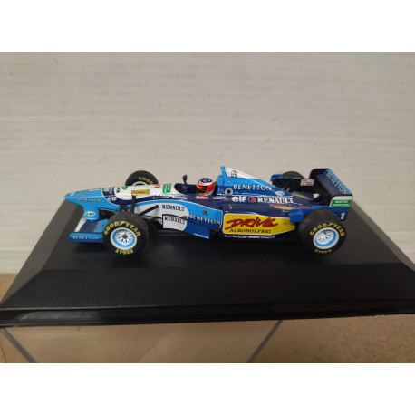 BENETTON B195 1995 MICHAEL SCHUMACHER FORMULA F1 1:43 MINICHAMPS BOX NO ORIGINAL