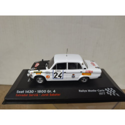 SEAT 1430 1800 GR.4 1977 RALLY MONTE CARLO SERVIA 1:43 ALTAYA IXO