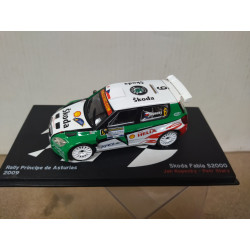 SKODA FABIA S2000 2009 RALLY PRINCIPE ASTURIAS KOPECKY 1:43 ALTAYA IXO