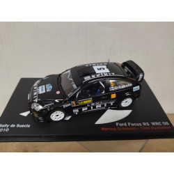 FORD FOCUS RS WRC 08 2010 RALLY SUECIA GRONHOLM 1:43 ALTAYA IXO