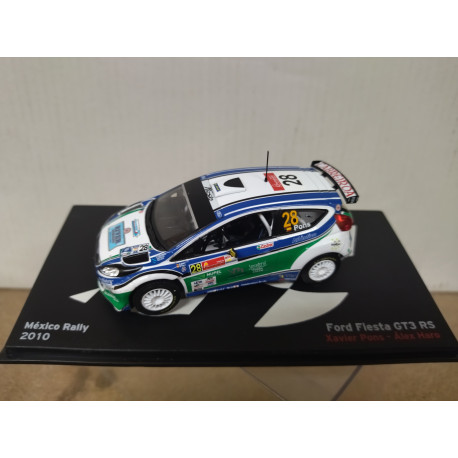 FORD FIESTA GT3 RS 2010 RALLY MEXICO PONS 1:43 ALTAYA IXO