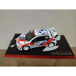 PEUGEOT 206 WRC 1993 RALLY PRINCIPE ASTURIAS MONZON 1:43 ALTAYA IXO