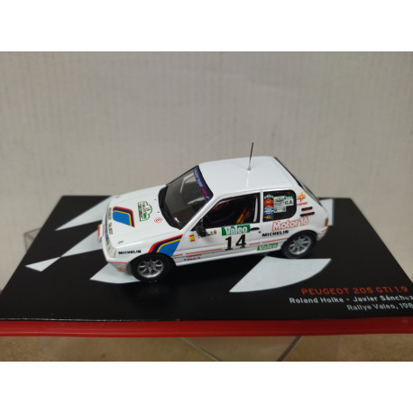 PEUGEOT 205 GTi 1988 RALLY VALEO HOLKE 1:43 ALTAYA IXO