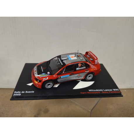 MITSUBISHI LANCER WRC 2005 RALLY SUECIA ROVANPERA 1:43 ALTAYA IXO