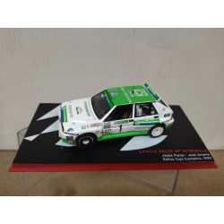 LANCIA DELTA 1992 HF INTEGRALE RALLY CAJA CANTABRIA PURAS 1:43 ALTAYA IXO
