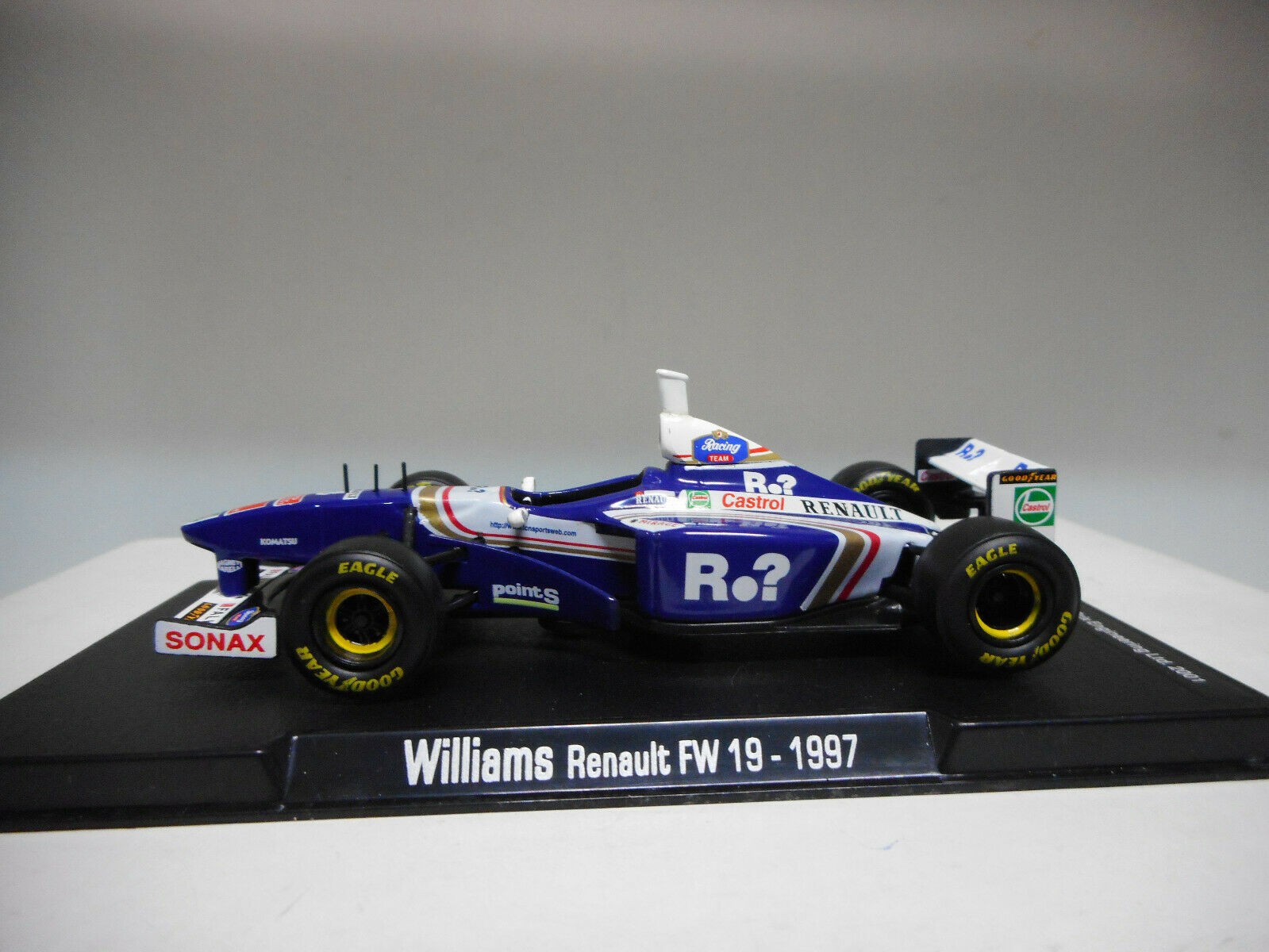 WILLIAMS RENAULT FW19 JACQUES VILLENEUVE 1997 FORMULA F1 RBA 1:43 