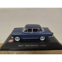 SEAT 1500 1969 BIFARO BLUE 1:43 ALTAYA IXO