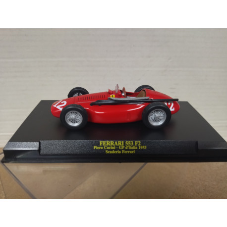 FERRARI 553 F2 1953 PIERO CARINI GP ITALIA FORMULA F1 1:43 ALTAYA IXO HARD BOX