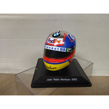 CASCO/HELMET 2003 FORMULA F1 JUAN PABLO MONTOYA WILLIAMS BMW 1:5 SPARK EDITIONS