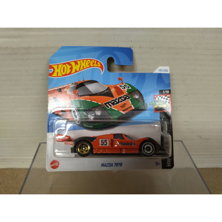 MAZDA 787B GREEN/ORANGE n55 7/10 RACE DAY 1:64 HOT WHEELS