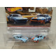 FORD MUSTANG BOSS 1969 & CUSTOM 2014 PACK GULF 1:64 HOT WHEELS PREMIUM