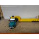 BERLIET TBO 15 1960 M3 6X4 PLATEAU TRUCK + TRAILER 1:43 ALTAYA IXO