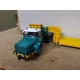 BERLIET TBO 15 1960 M3 6X4 PLATEAU TRUCK + TRAILER 1:43 ALTAYA IXO
