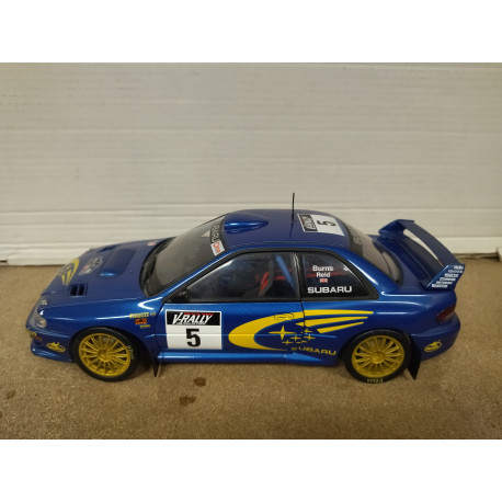 SUBARU IMPREZA WRC 1999 RALLY TOUR CORSE BURNS 1:18 AUTOART NO BOX/CALCAS MAL