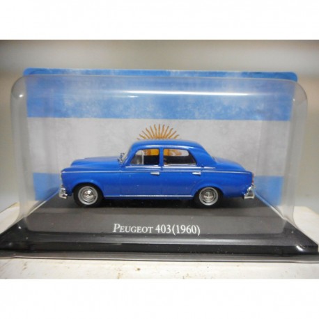 PEUGEOT 403 1960 BLUE ARGENTINA 1:43 SALVAT IXO