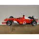 FERRARI F2002 2002 FORMULA F1 MICHAEL SCHUMACHER 1:18 HOT WHEELS NO BOX