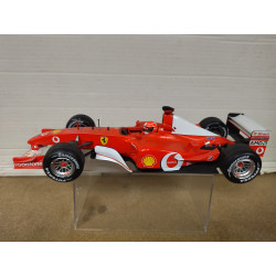FERRARI F2002 2002 FORMULA F1 MICHAEL SCHUMACHER 1:18 HOT WHEELS NO BOX