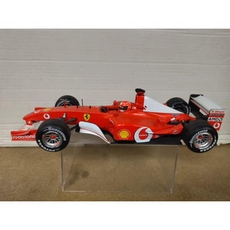 FERRARI F2002 2002 FORMULA F1 MICHAEL SCHUMACHER 1:18 HOT WHEELS NO BOX