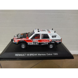 RENAULT 18 BREAK PROTO 1985 RALLYE PARIS-DAKAR MARREAU 1:43 NOREV FACOM