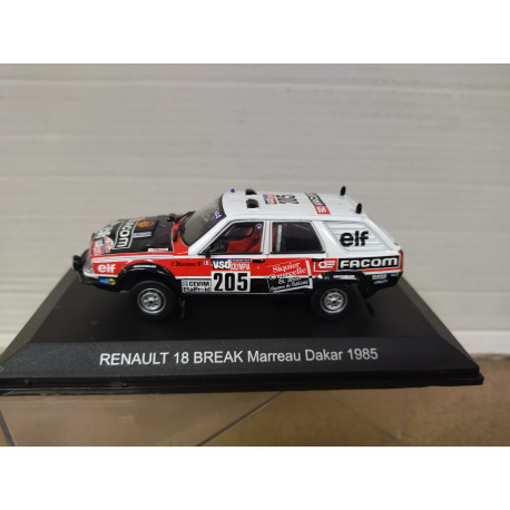 RENAULT 18 BREAK PROTO 1985 RALLYE PARIS-DAKAR MARREAU 1:43 NOREV FACOM