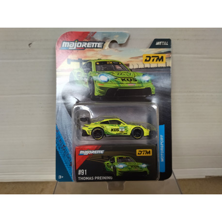 PORSCHE 911 (992) GT3R n91 PREINING MOTORSPORT DTM 1:64 MAJORETTE