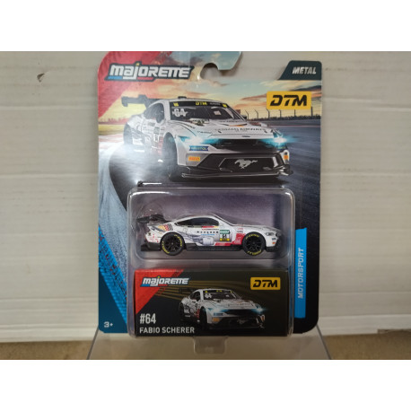 FORD MUSTANG GT3 n64 SCHERER MOTORSPORT DTM 1:64 MAJORETTE